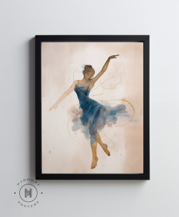 Blue tutu ballerina