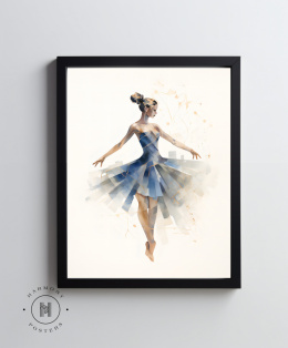 Blue tutu ballerina