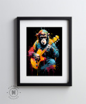 Małpa z gitarą
