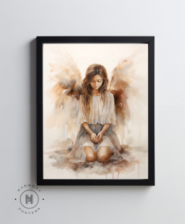 Spiritual Harmony: Kneeling Angel