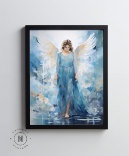 Celestial Beauty: The Watercolor Ange