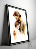 Miłość Boska - Jezus przytulający chłopca