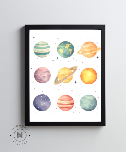 Gwiezdne Odkrycia: Plakat Małego Astronoma