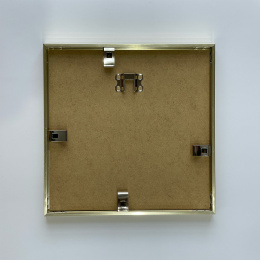 Złota kwadratowa rama - 50x50 cm