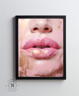 Różowe Usta: Ekspresja Piękna