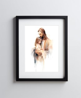 Jezus trzymający dziecko